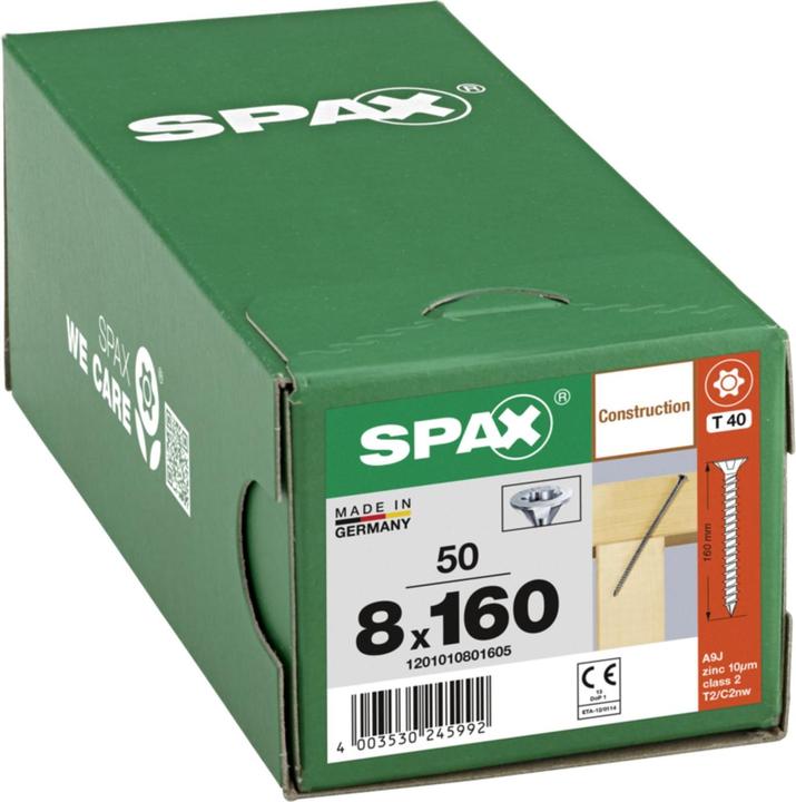 Produktbild Spax Senkmultikopf T-Star Plus T40 Vollgewinde Cut Wirox (50 Schrauben pro Stück)