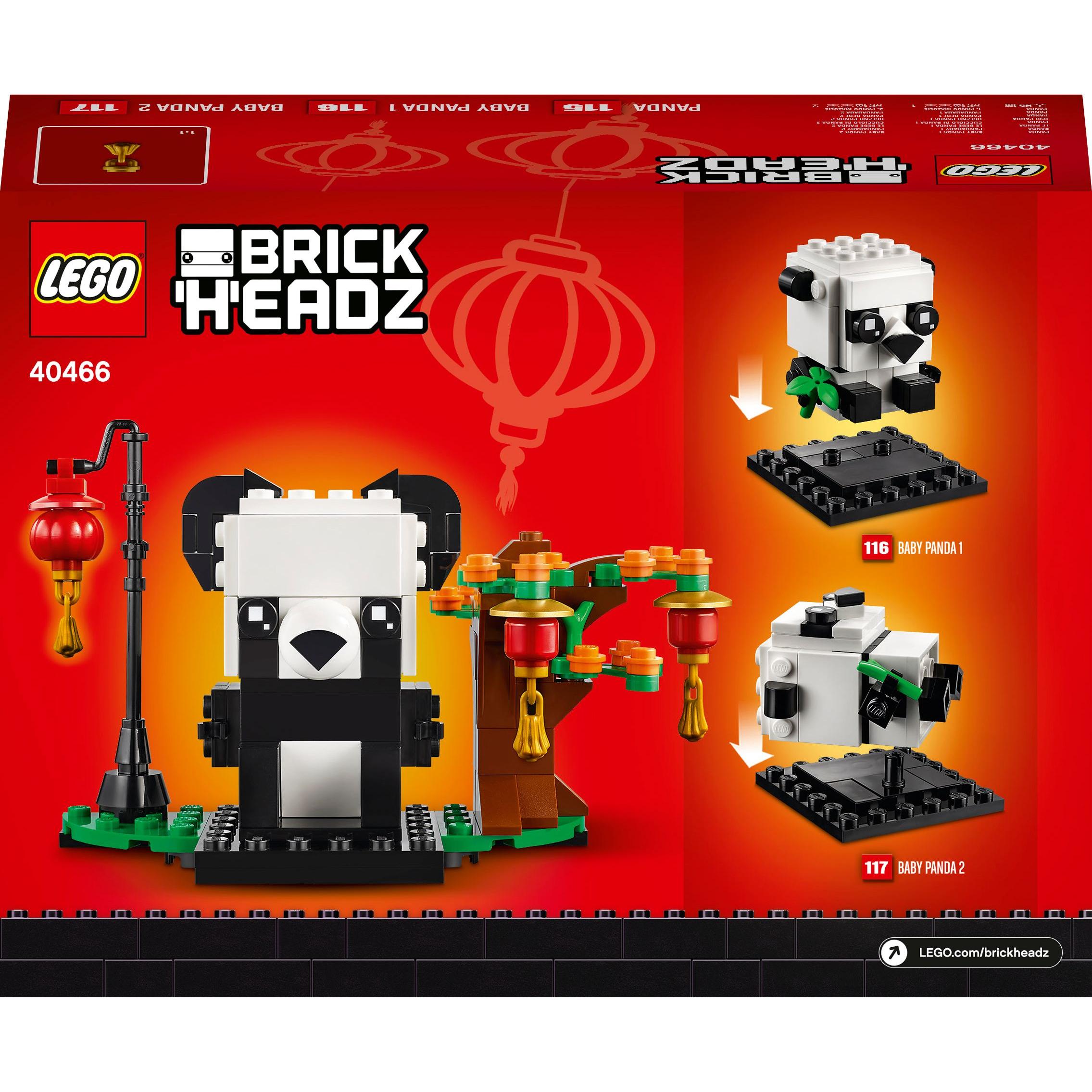 LEGO Pandas fürs chinesische Neujahrsfest (40466, LEGO Brickheadz)