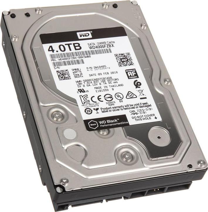 Image du produit WD Noir (4 To, 3.5", CMR)