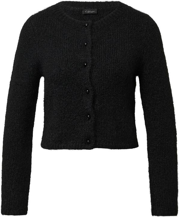 Produktbild s.Oliver Strickjacke Kurzer Strick-Cardigan mit Wolle (40)