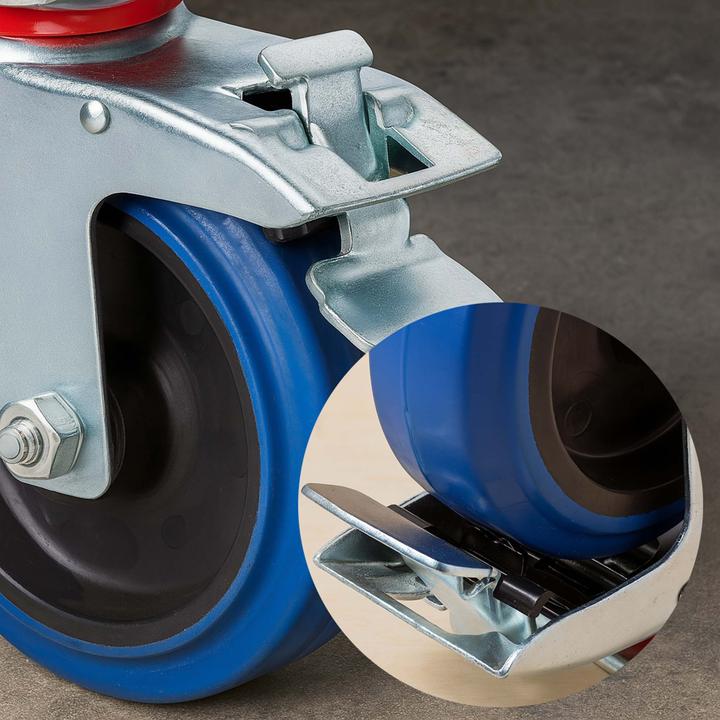 Image du produit Wiltec Kit de roulettes pivotantes