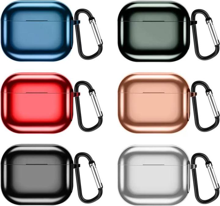 Image du produit PhoneLook Fourre Shiny coque silicone electroplate TPU avec mousqueton (Manchon pour casque d'écoute)