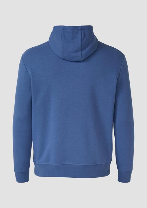 Produktbild s.Oliver Sweatshirt Kapuzenpullover aus Baumwollmix mit Label-Print (XXL)
