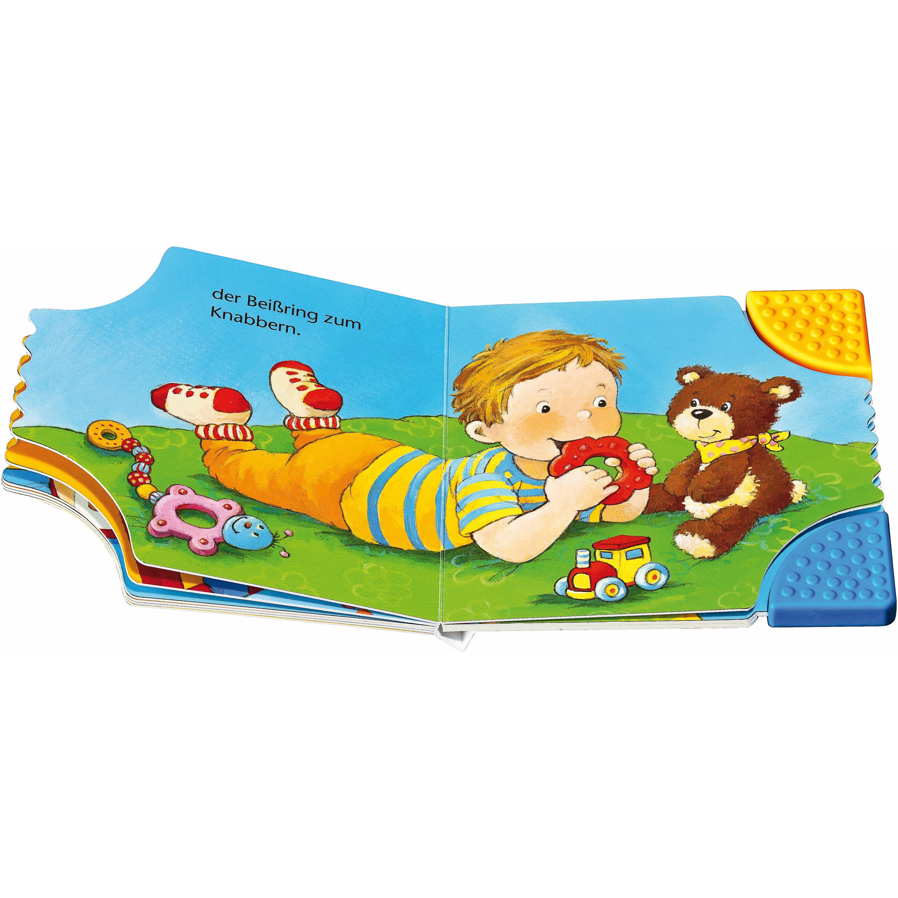 Thumbnail - Ravensburger, Babybücher, Mein erstes Buch zum Anbeissen: Pappbilderbuch mit bunten Beissecken für Kinder ab 6 Monaten (...