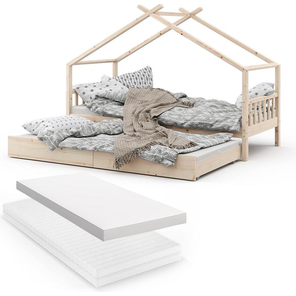 VitaliSpa, Kinderbett, Hausbett Design (90 x 200 cm)