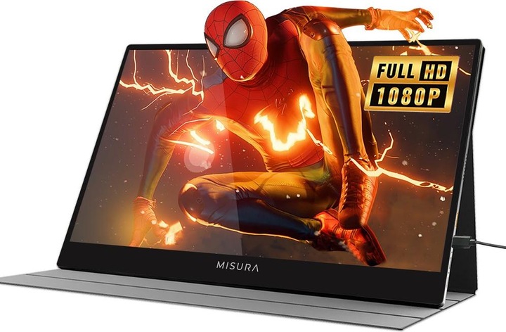 Immagine prodotto Misura Monitor touch LCD portatile da 16" M16TB - con batteria ricaricabile integrata (1920 x 1080 pixel, 16")