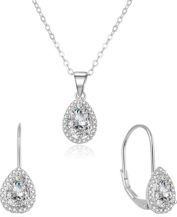 Glittering silver