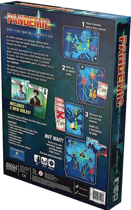 Actual product image Asmodée Pandemia (Italian, 2 - 4 Players)