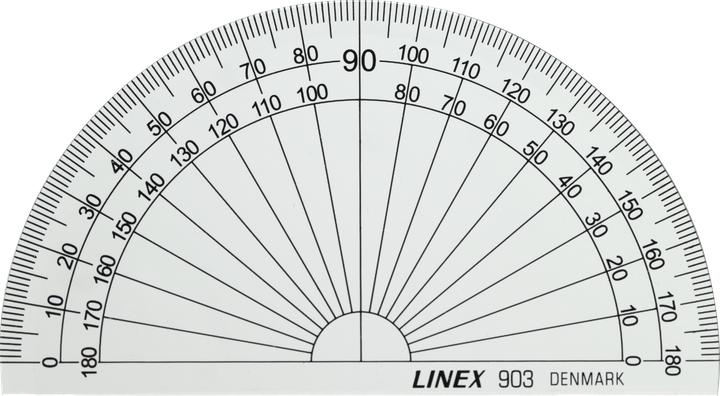 Actual product image Linex Protractor (10 cm)