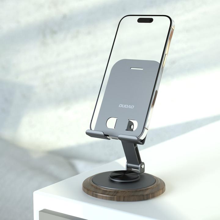 Produktbild Dudao F17M 360Â° metal phone stand - gray