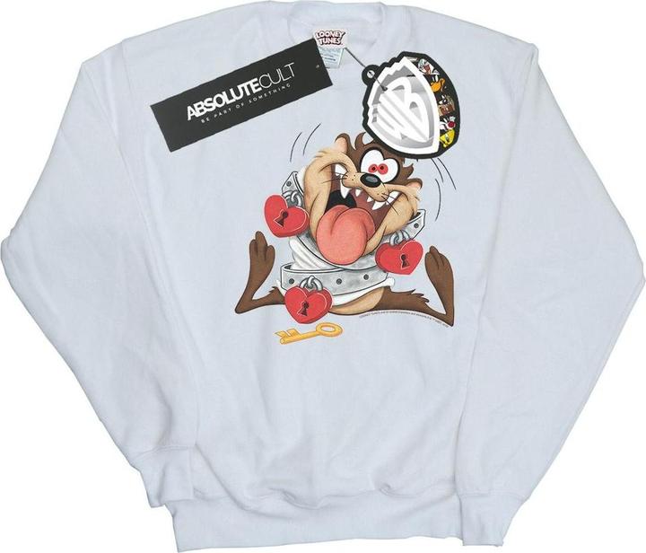 Produktbild Looney Tunes Taz Valentine's Day Madly In Love Sweatshirt Jungen (140, 146)