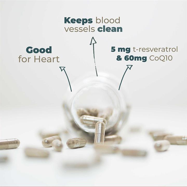 Produktbild Swiss point of care Resveratrol (90 Stk., Kapseln, 74 g)