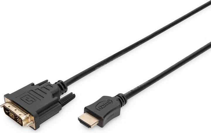 Digitus DVI — HDMI (Typ A) (2 m, HDMI, DVI, 1.3)