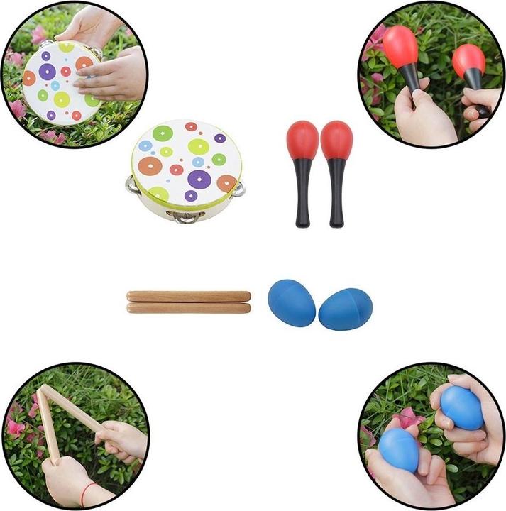 Actual product image Esmée Musik Instrumente Set, Kinder Spielzeug, Xylophon/Triangel/Rassel