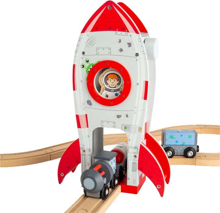 Produktbild Bigjigs Holzschienen - Rocket