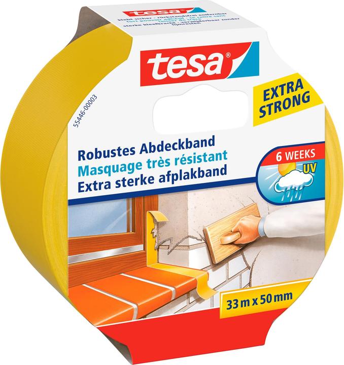 tesa PVC plaster tape cross-grooved (50 mm)