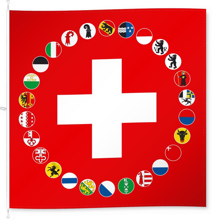 Image du produit Alpenfahnen Suisse et cantons
