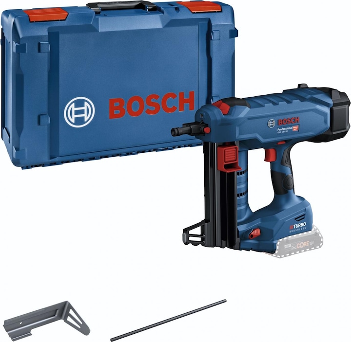 1 x uitwerppin (1 600 A02 K03), 1 x bevestigingshaak (1 600 A02 K07), 1 x XL-BOXX inzetstuk voor GNB 18V-38 (6 082 850 728), 1 x XL-BOXX (1 605 438 1GL)