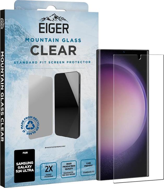 Eiger Mountain Glass Clear (1 pcs, Samsung Galaxy S24 Ultra)