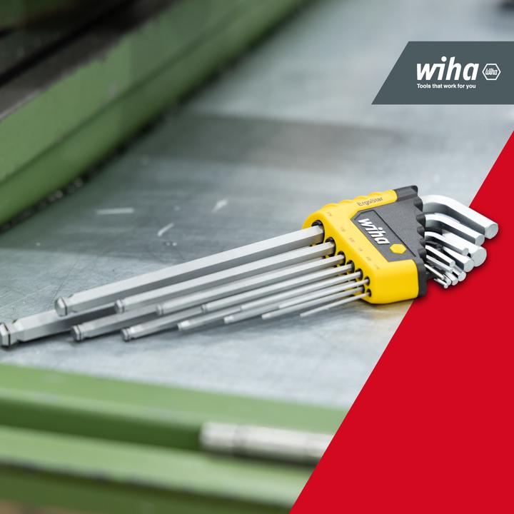 Actual product image Wiha ErgoStar SB 369RHZ13 pin wrench set