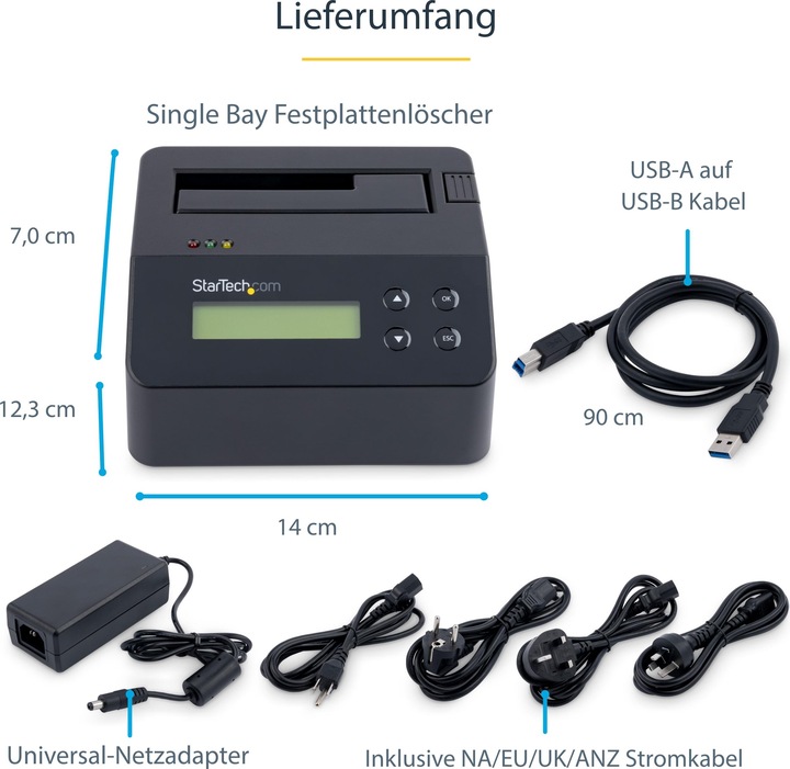 Image du produit StarTech Lecteur unique autonome
