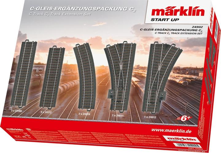 Image du produit Märklin Start up - Coffret de complément voie C C2 (Piste H0)