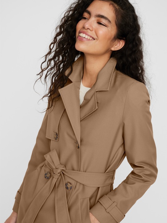 Immagine prodotto Vero Moda Cappotto con collo a bavero trench (S)