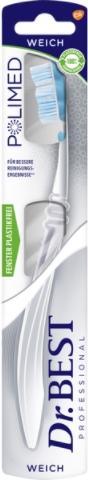 Actual product image Dr. Best Polymised, toothbrush, soft, 1 piece (Soft, 1 x)