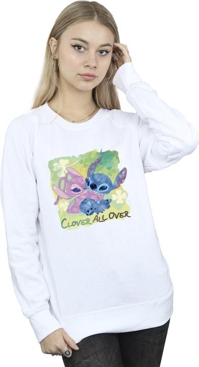 Immagine prodotto Disney Lilo And Stitch St Patrick's Day Clover Felpa Donna (L)