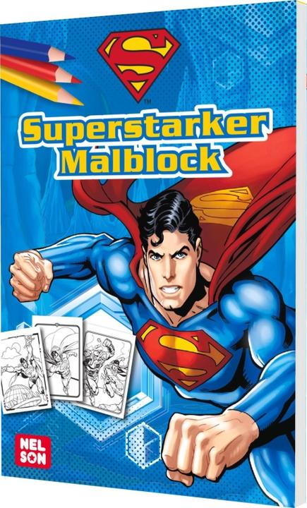 Actual product image DC Superman: Superstarker Malblock