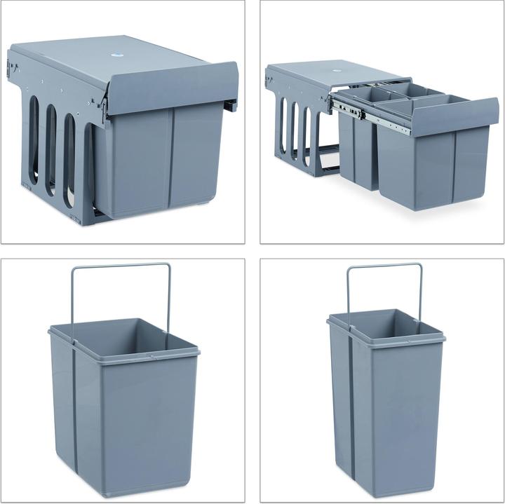 Produktbild Relaxdays Einbaumülleimer (15 l)