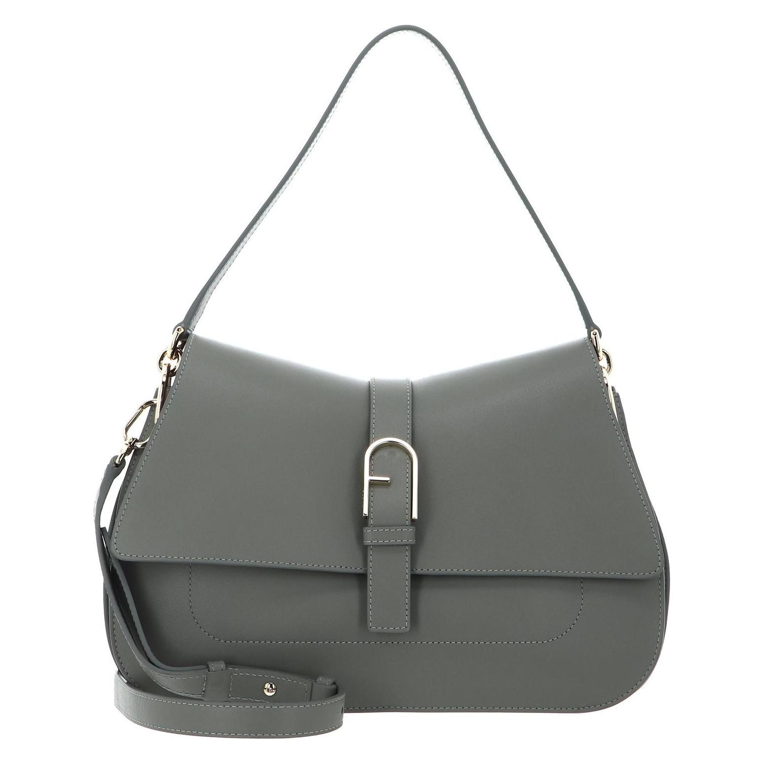 Furla, Damen, Handtasche, Flow Top Handle, Grau