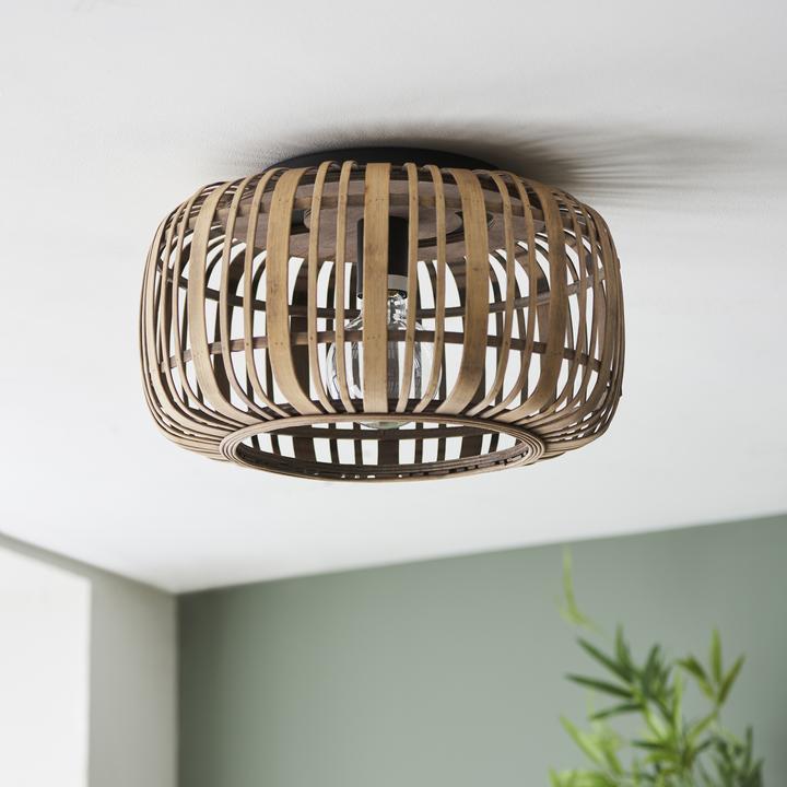 Produktbild Brilliant Woodrow Deckenleuchte 32cm hellbraun (E27)