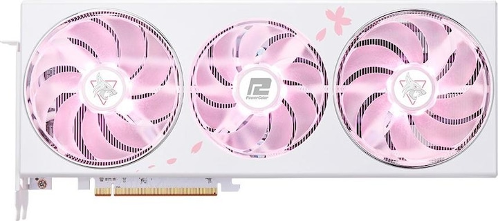 Produktbild Powercolor Radeon RX 7800 XT Hellhound Sakura White OC (16 GB)