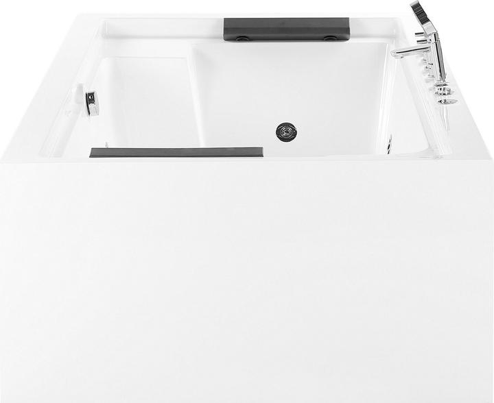 Produktbild Beliani Whirlpool Badewanne freistehend weiss rechteckig 180 x 110 cm SAONA (339 l, 110 cm)
