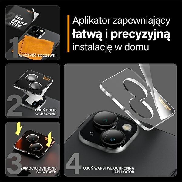 Produktbild PanzerGlass Hoops Camera Lens Protector (1 Stück, Apple iPhone 15, Apple iPhone 15 Plus)