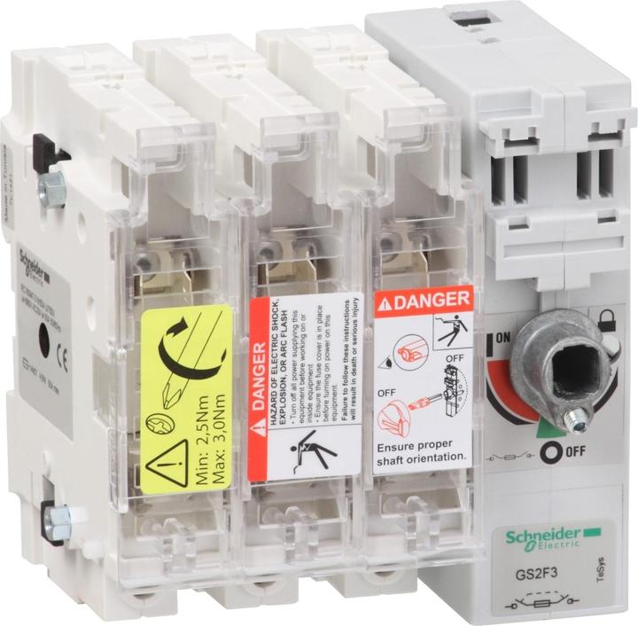 Productafbeelding Schneider Electric Lastscheider met zekeringen TeSys GS2F3