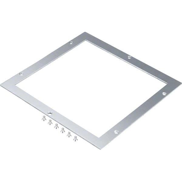 Hager TEH UDM2244Q12 Montagedeckel fÃ¼r UD GrÃ¶Ãe 2 m Stanz Q12, Elektronikzubehör + Gehäuse, Silber