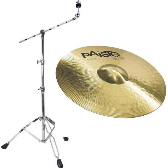 Paiste 101 16 Crash Becken mit Galgenbeckenständer (16", Becken), Becken