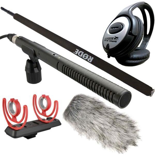 RØDE NTG-2 - Deadcat - SM3R - Boompole und Kopfhörer, Mikrofon