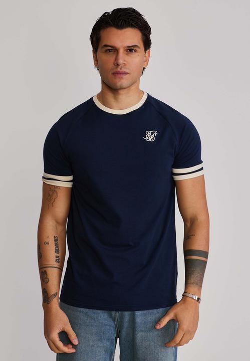 Navy-Ecru