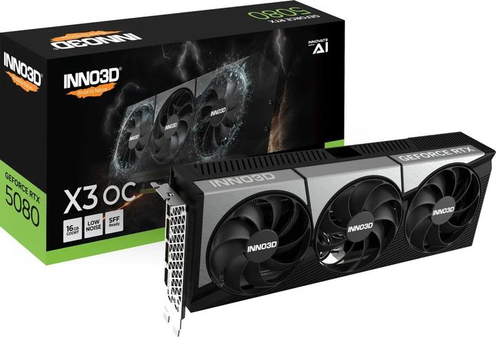 Actual product image Inno3D GeForce RTX 5080 X3 OC (16 GB)