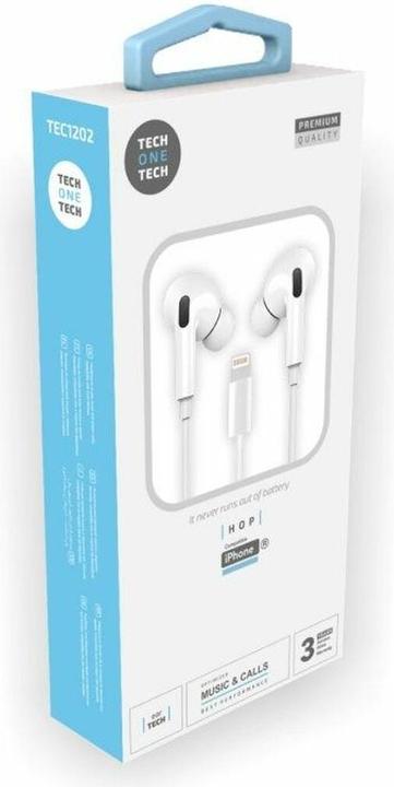 Actual product image Tech One Tech Kopfhörer Tec1202 Weiss (Cable)