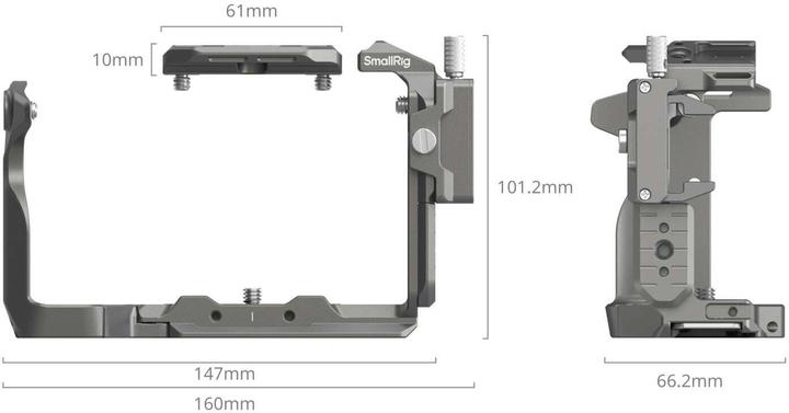 Productafbeelding SmallRig HawkLock kooiset met snelsluiting (Kooi)