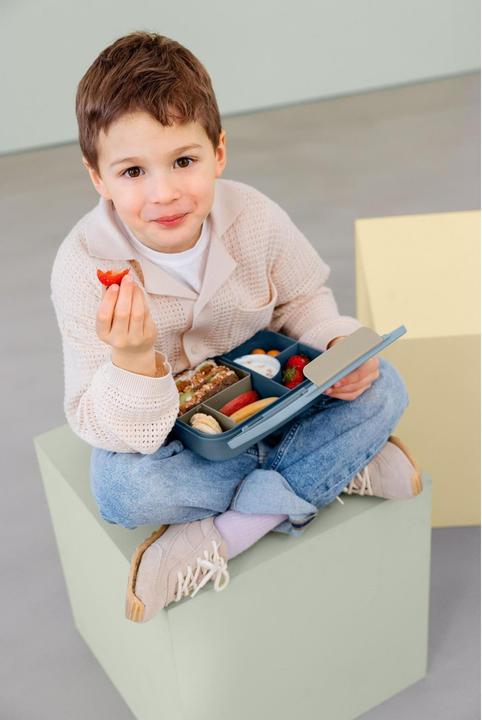 Produktbild Lässig Lunchbox Bento Pattern Party Blau