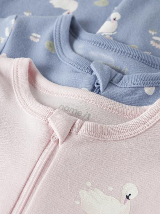 Produktbild Name it Nbfnightsuit 2p Zip Ff Swan Noos (80)