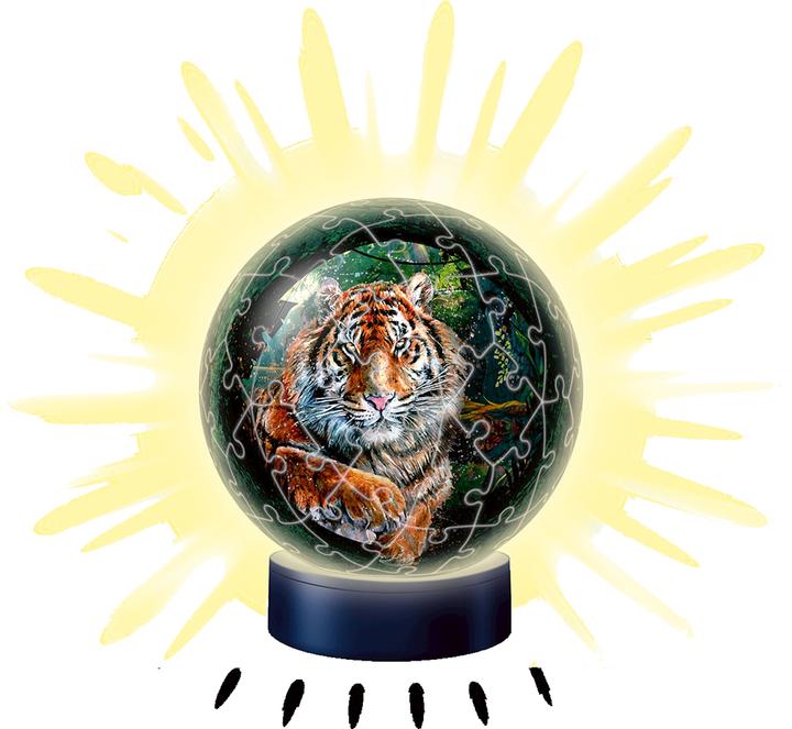 Productafbeelding Ravensburger Nachtlampje roofkatten (72 onderdelen)