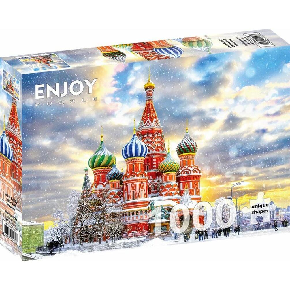 Enjoy Puzzle ENJOY-1248 - Basilius-Kathedrale, Moskau, Puzzle, 1000 Teile (1000 Teile)
