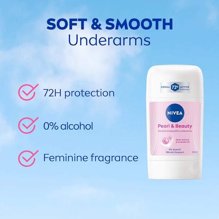 Produktbild NIVEA Solid antiperspirant Pearl & Beauty (Anti-Perspirant) 50 ml (50 ml)