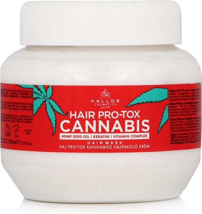 Immagine prodotto Kallos Cosmetics Cosmetici Capelli Pro-Tox Maschera per capelli alla cannabis 275ml (275 ml)